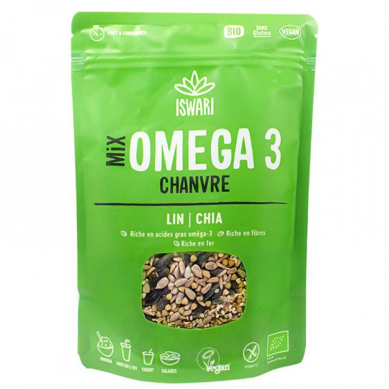 Mix Omega 3 Chanvre lin chia 200g