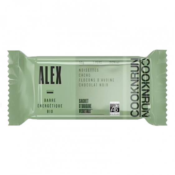 Barre Alex noisettes chocolat bio 50g