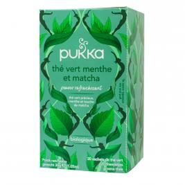 Thé vert bio Matcha menthe