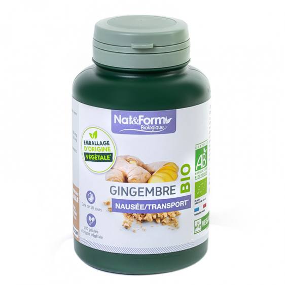 Gingembre bio 200 gélules