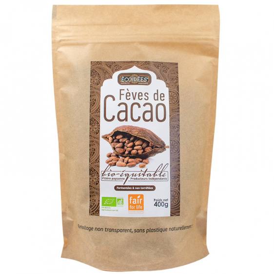 Fèves de cacao bio équitable 400g