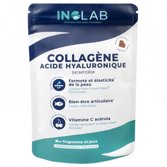Skinform collagène marin arôme chocolat noisette poudre 242g