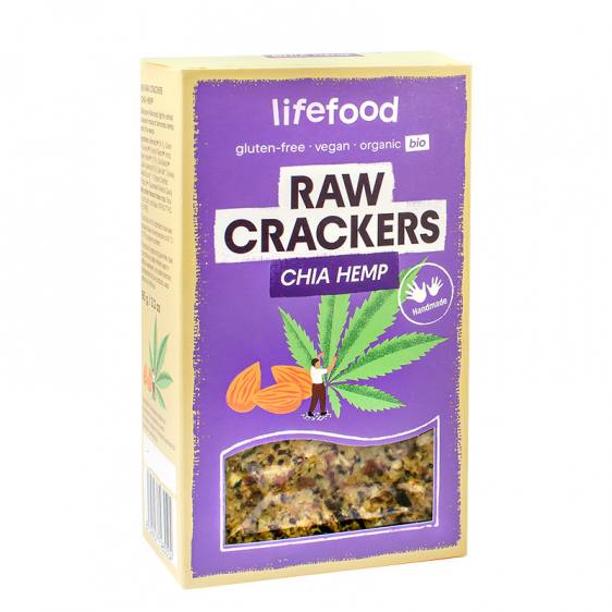 Crackers crus Chanvre chia