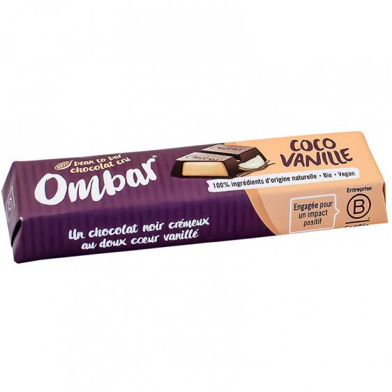 Ombar Barre Fondant Coco vanille 42g
