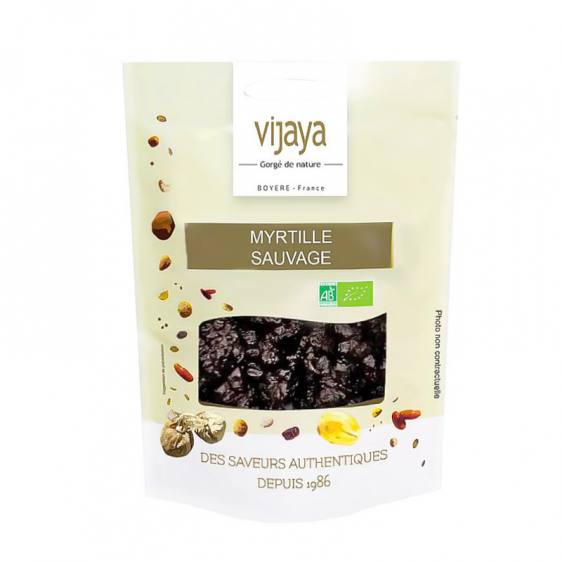 Myrtilles sauvages séchées bio 125g