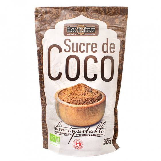 Sucre de coco brun bio équitable 500g