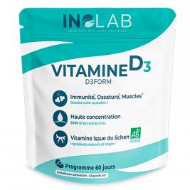 D3form vitamine D3 2000 UI bio 60 comprimés