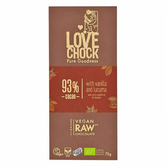 Lovechock tablette 93% cacao 70g