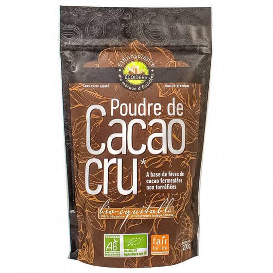Cacao cru en poudre bio équitable 200g