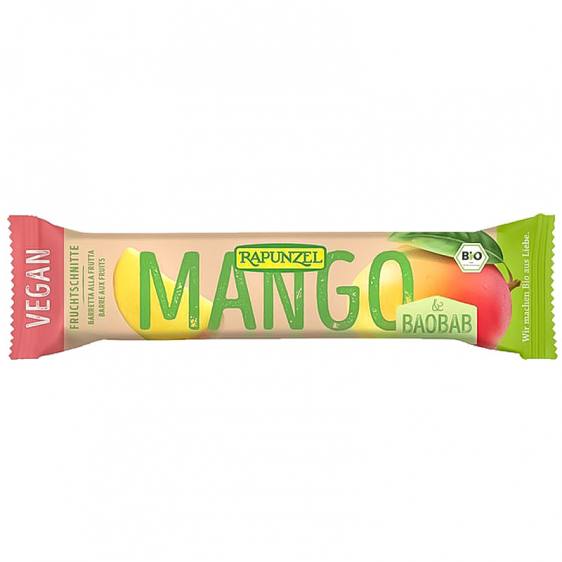 Barre aux fruits mangue baobab bio 40g