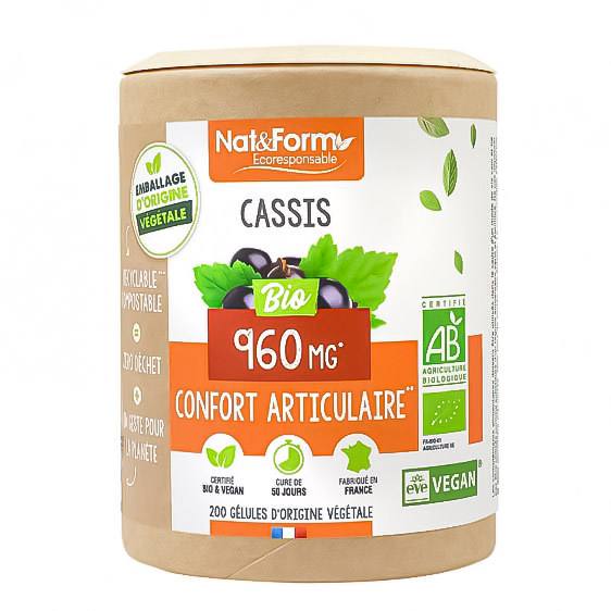 Cassis bio éco-responsable 200 gélules