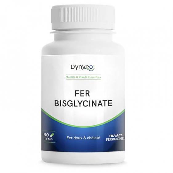 Fer bisglycinate chélaté 60 gélules