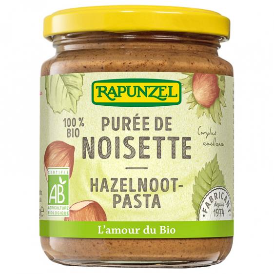 Purée de noisette entière bio 250g