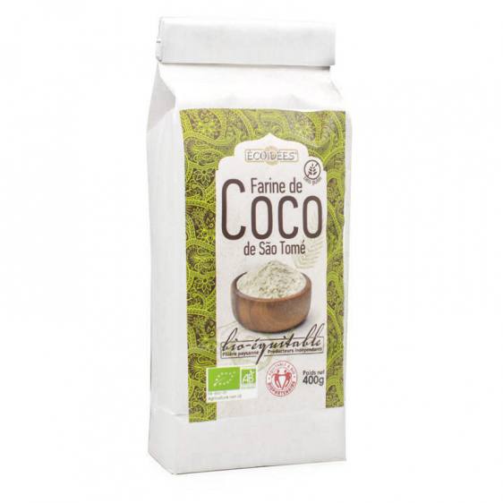 Farine de coco de Sao Tomé bio équitable 400g