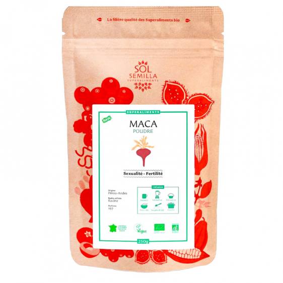 Maca crue bio en poudre 250g