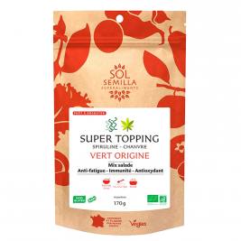 Supertopping Vert origine spiruline chanvre bio 170g