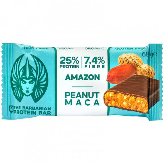 Barre Amazon Cacahuètes Maca bio 68g
