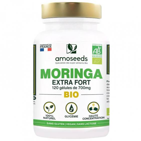 Moringa extra fort bio 120 gélules