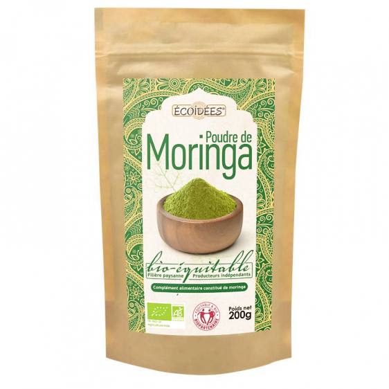 Moringa en poudre bio équitable 200g