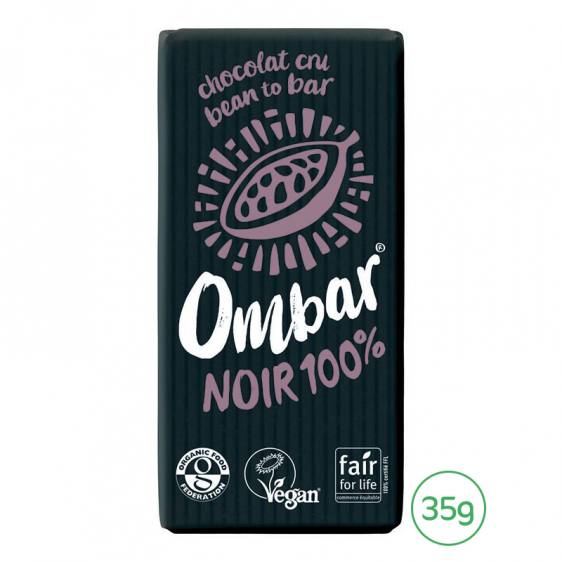 Ombar Noir 100% cacao cru 35g