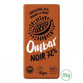 Ombar Noir 72% cacao cru 35g