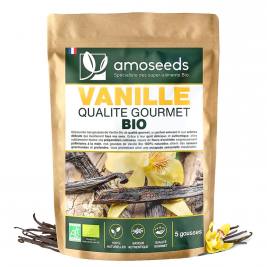 Vanille qualité gourmet bio 5 gousses