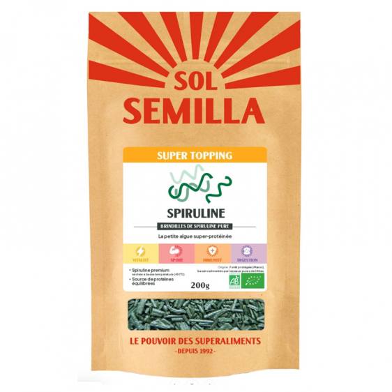 Spiruline crue bio en brindilles 200g