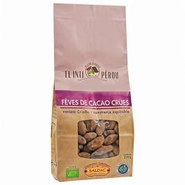 Fèves de cacao criollo crues bio équitable 250g
