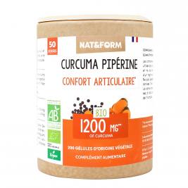 Curcuma pipérine bio éco-responsable 200 gélules