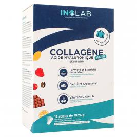 Collagène marin Skinform acide hyaluronique vitamine C 12 sticks