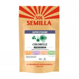Chlorelle crue en poudre 60g