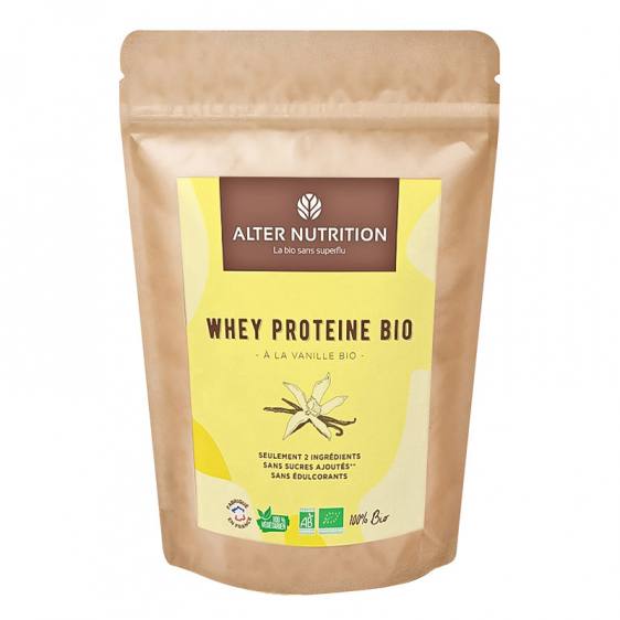 Whey protéine vanille bio 500g