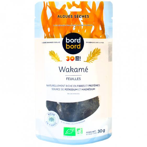 Wakamé en feuilles bio 40g