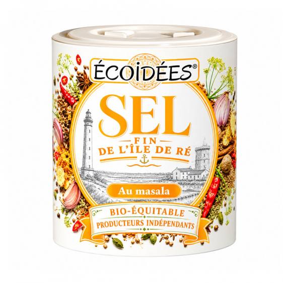 Sel de l'île de Ré au masala bio équitable 50g