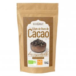 Eclats de fèves de cacao bio équitable 125g