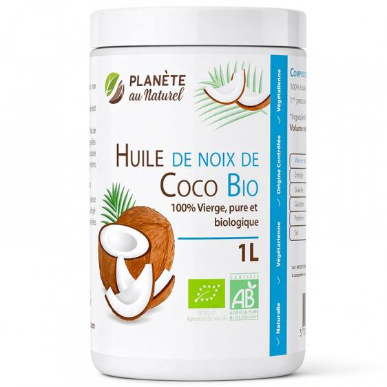 Huile de coco vierge bio 1L
