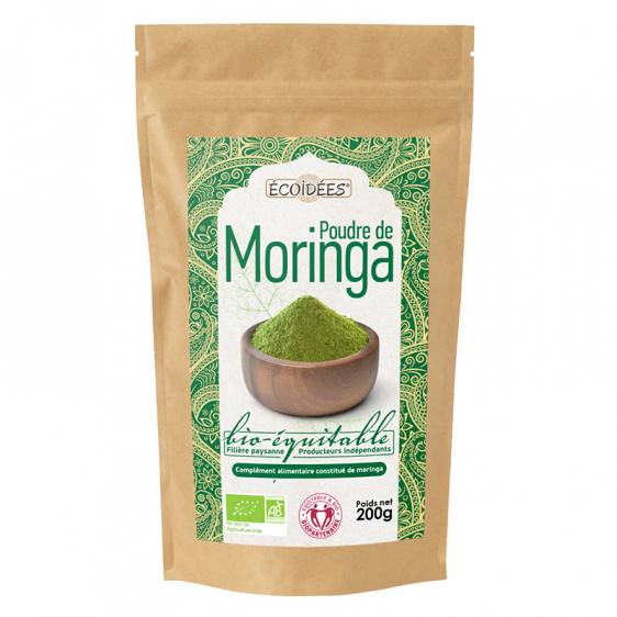 Moringa en poudre bio équitable 200g