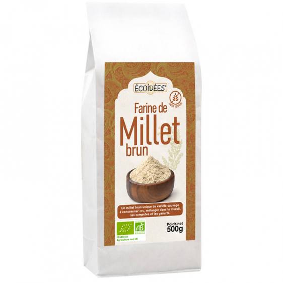 Farine de millet brun bio 500g