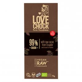 Lovechock tablette 99% cacao 70g