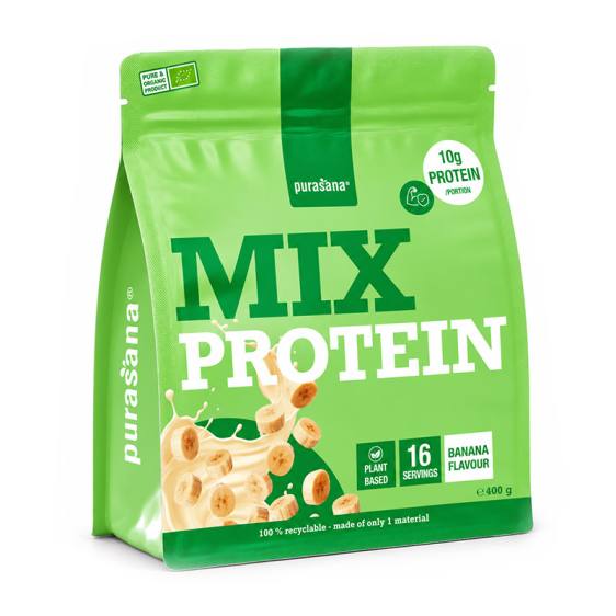 Mix de protéines banane bio 400g