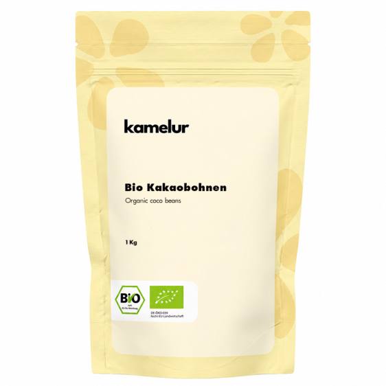 Fèves de cacao crues bio 1kg