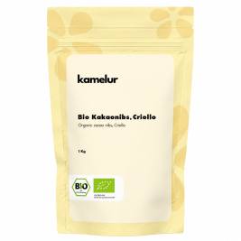 Eclats de cacao criollo cru bio 1kg
