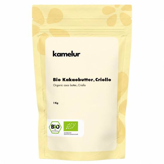 Beurre de cacao criollo cru bio 1kg
