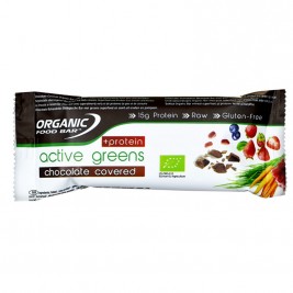 Active greens chocolate covered protein 75g