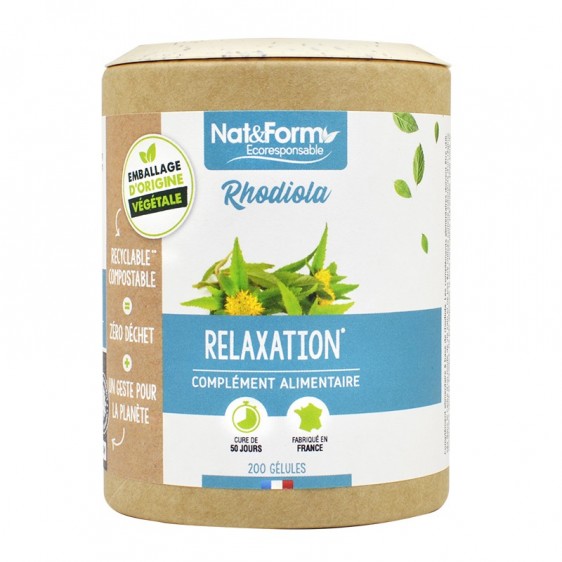 Rhodiola éco-responsable 200 gélules