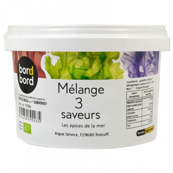Mélange 3 saveurs laitue dulse nori 100g