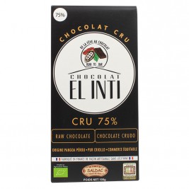 Chocolat cru El Inti 75% cacao 100g