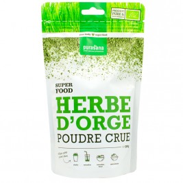 Poudre d'herbe d'orge cru bio 200g