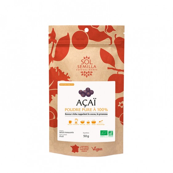 Açaï bio en poudre 50g
