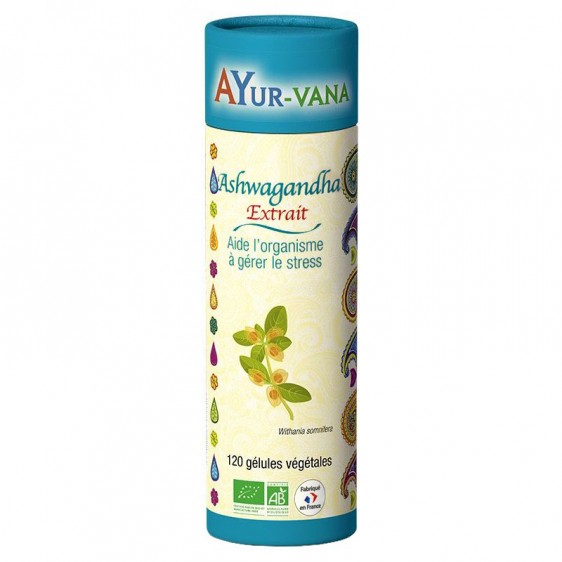 Ashwagandha extrait bio 120 gélules